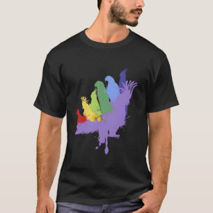 Macaw Parrot Cockatiel Gift Design for Bird Älskar T Shirt