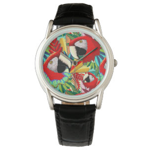 Macaw Parrot Papper Craft Armbandsur