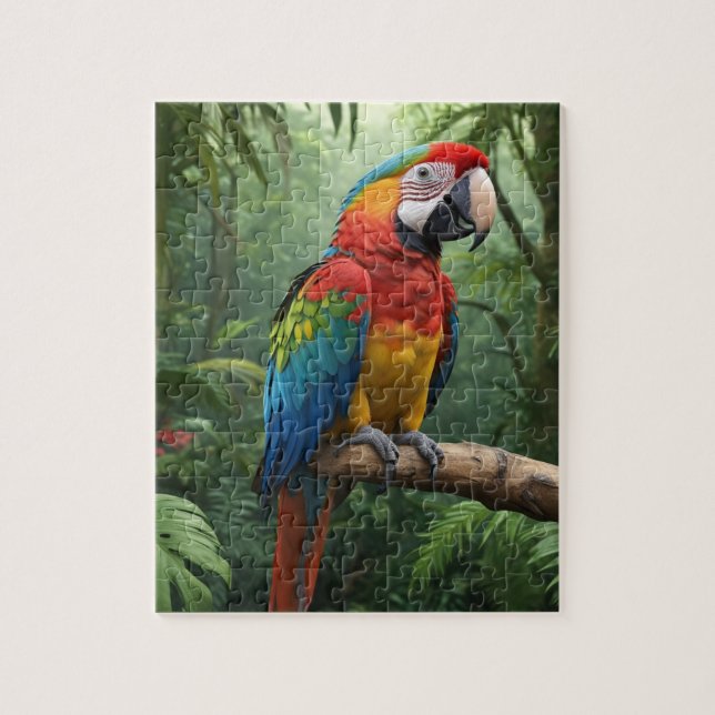 Macaw Parrot Pussel (Vertikal)