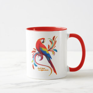 Macaw-Scarlet Mugg