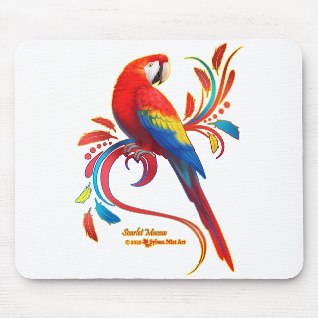 Macaw-Scarlet Musmatta (Framsidan)