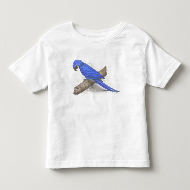 Macaw Småbarn T-Shirt (Framsida)