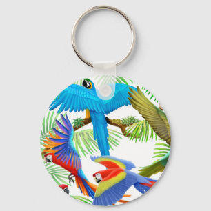 Macawdjungel Keychain Nyckelring