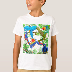 Macawdjungeln lurar T-tröja Tee