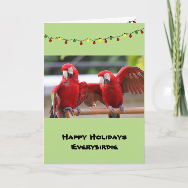 MacawPalsjulkort, inklusive kuvert Helgkort (Framsida)
