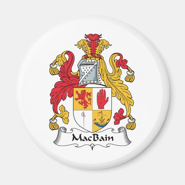 MacBain Family Crest Magnet (Framsidan)