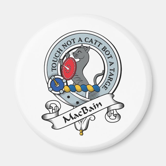 MacBain Klan Badge Magnet (Framsidan)