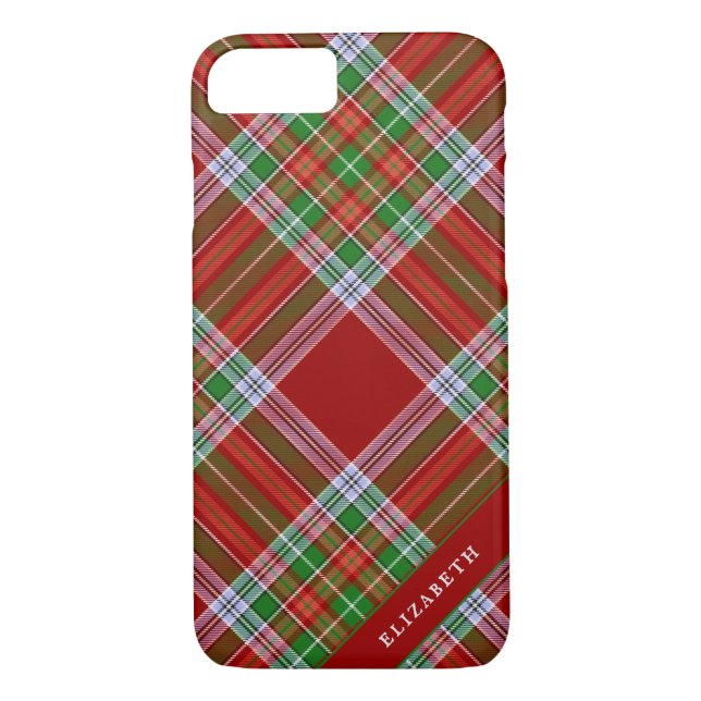 MacBain MacBean Klan Tartan Scottish Play Case-Mate iPhone Skal (Baksida)