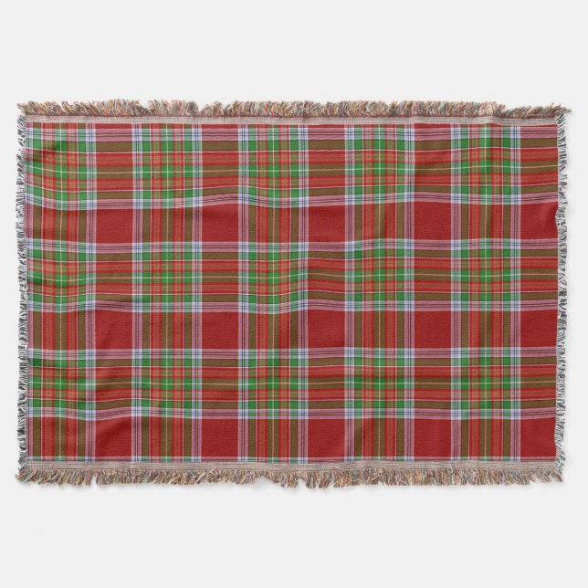 MacBain MacBean Scottish Klan Tartan Play Filt (Framsidan)