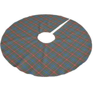 MacBeth Ancient Scottish Tartan Julgransmatta Borstad Polyester