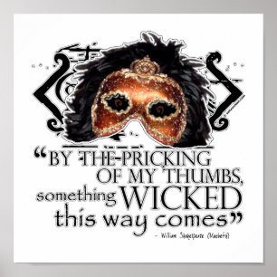 Macbeth citationstecken poster