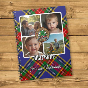 MacBeth Familjefotokollage Anteckningsbok