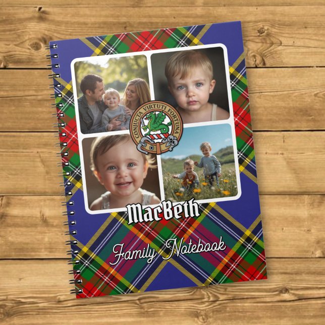 MacBeth Familjefotokollage Anteckningsbok (Skapare uppladdad)