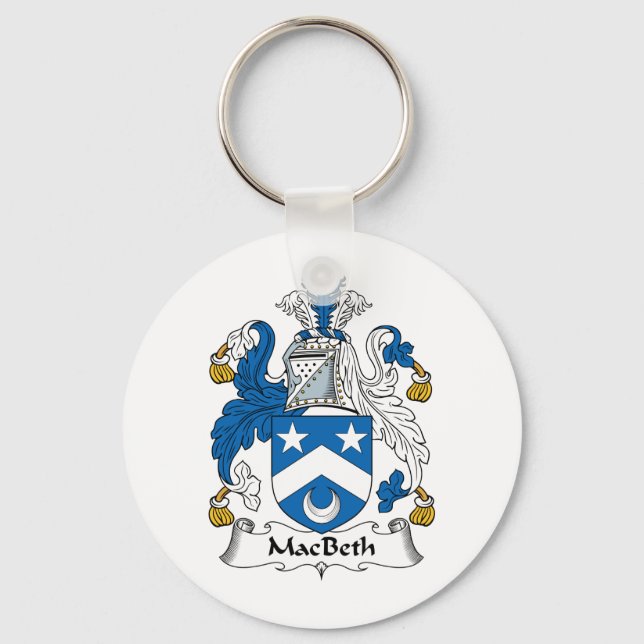 MacBeth Family Crest Nyckelring (Framsida)