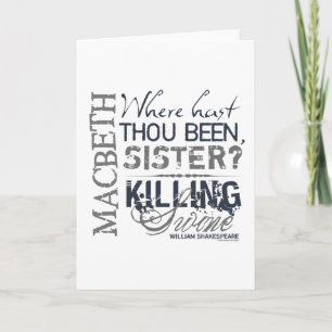 Macbeth Killing Swine Quote Kort