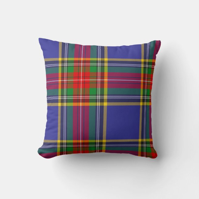 MacBeth klanens tartan skotskt rutmönster Kudde (Framsida)