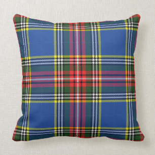 MacBeth Modern Tartan Play Scottish Colorful Kudde