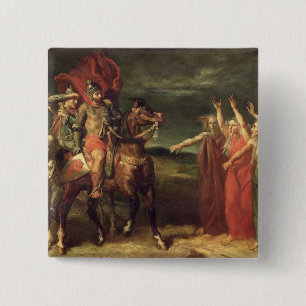 Macbeth och de tre häxorna, 1855 knapp