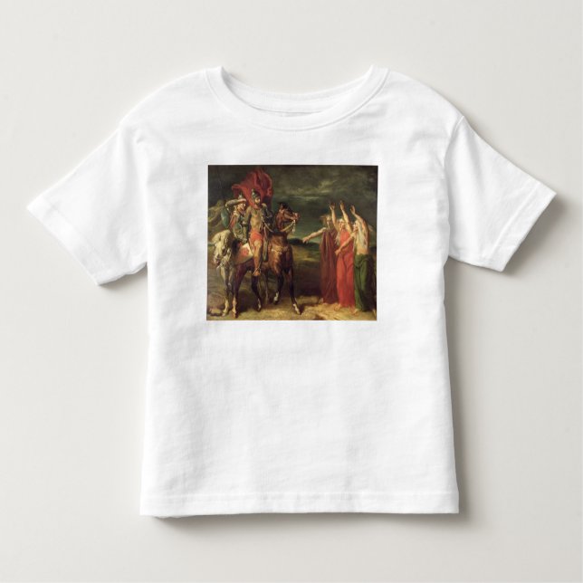 Macbeth och de tre häxorna, 1855 t-shirt (Framsida)