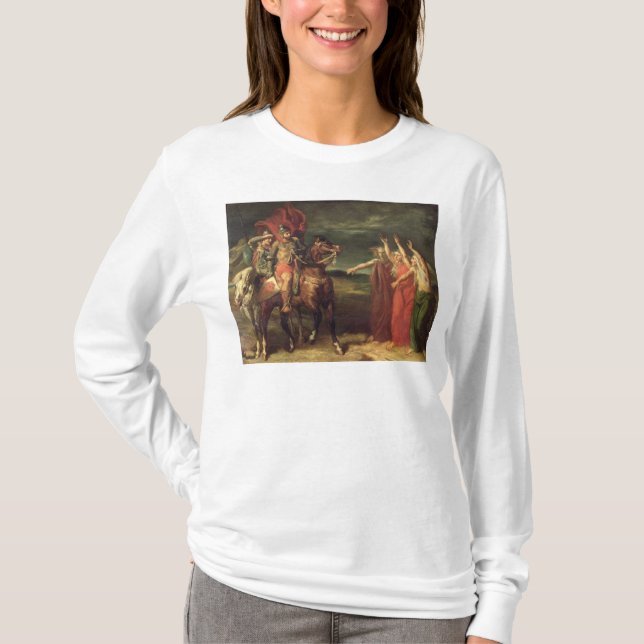 Macbeth och de tre häxorna, 1855 t-shirt (Framsida)