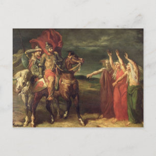 Macbeth och de tre häxorna, 1855 vykort