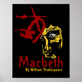 Macbeth Poster Shakespeare Festival Theater Arts