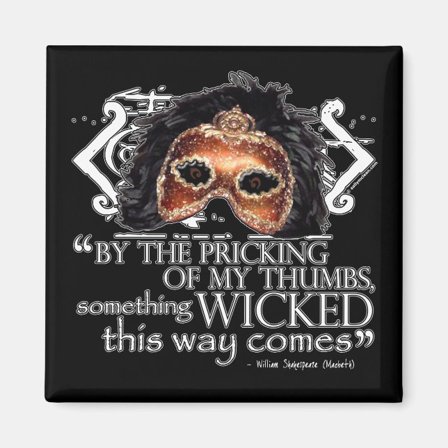 Macbeth Quote Magnet (Framsidan)