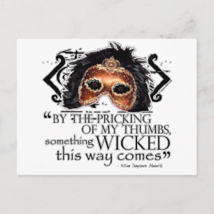 Macbeth Quote Vykort