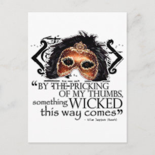 Macbeth Quote Vykort