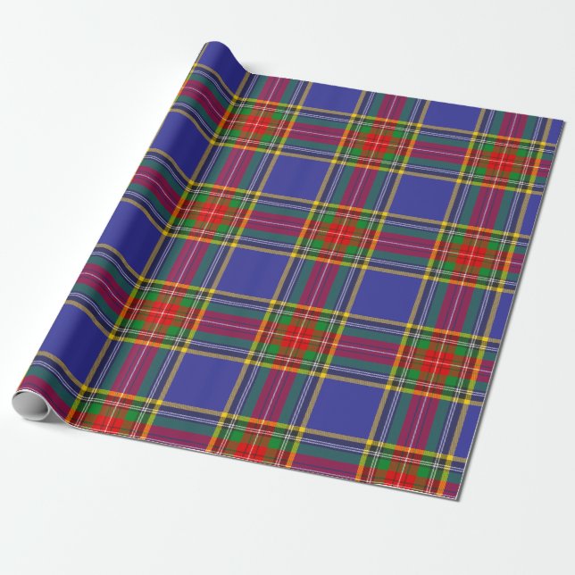 MacBeth Tartan Play Scottish Mönster Presentpapper (Utrullad)