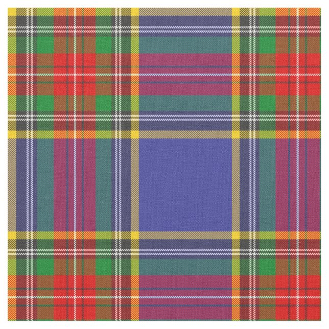 MacBeth Tartan Play Scottish Mönster Tyg (Närbild)
