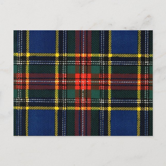 Macbeth Tartan Vykort (Framsida)