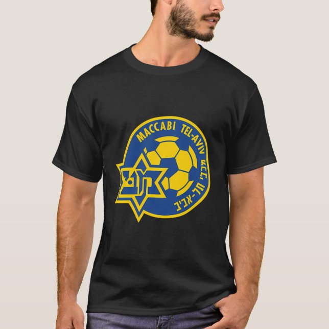 Maccabi Tel Aviv Shirt Sport Fc Football Klubb Isr T Shirt (Framsida)