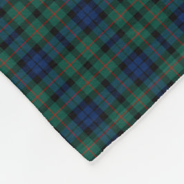 MacCallum Klan Royal Blue och Grönt Tartan Fleecefilt