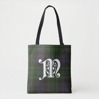MacCallum Klan Tartan Monogram Tygkasse