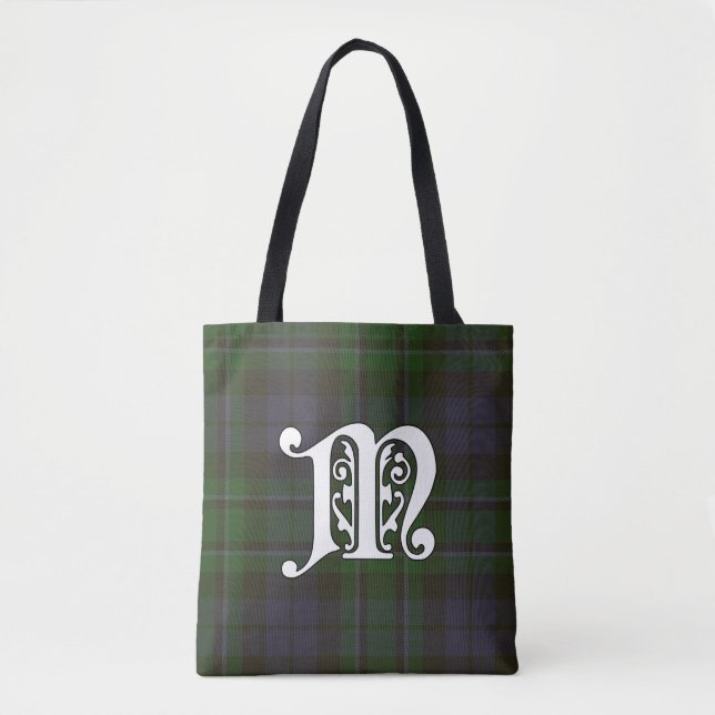 MacCallum Klan Tartan Monogram Tygkasse (Framsida)