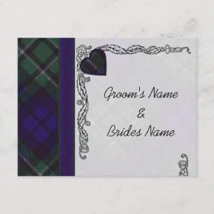MacCallum Scottish Tartan Heart Design OSA Kort