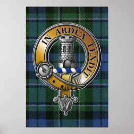 MacCallum Tartan & Badge Poster