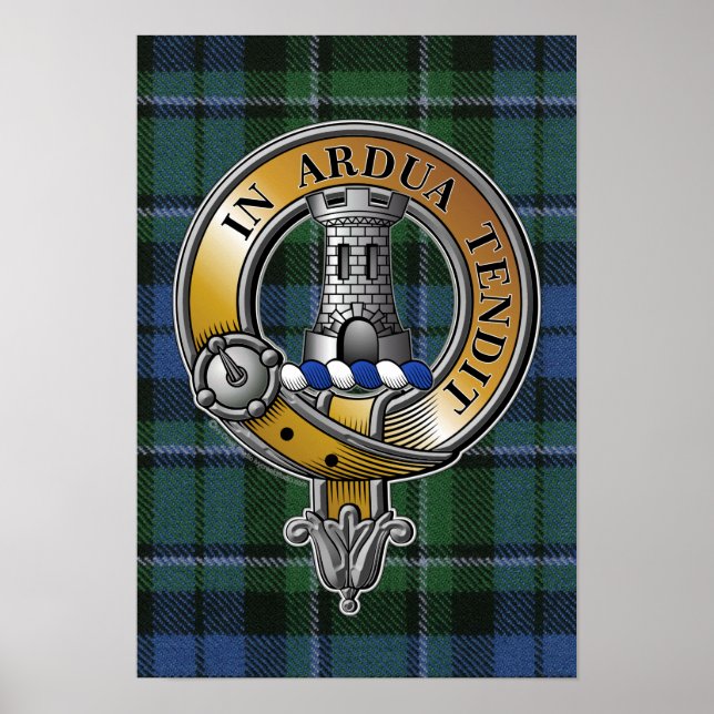 MacCallum Tartan & Badge Poster (Framsidan)