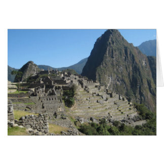 Macchu Picchu Hälsningskort