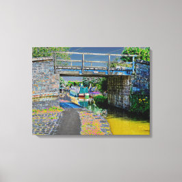 Macclesfield Canal Card Acrylic Print Canvastryck