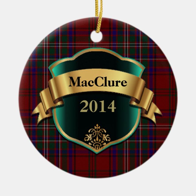 MacClure Tartan Play-Anpassningsbarnas ornament (Framsidan)