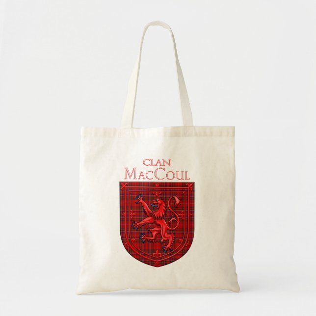 MacCoul Tartan Scottish Play Lejon Rampant Tygkasse (Framsidan)