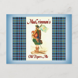 MacCrimmon's Old Piper's Ale Vykort
