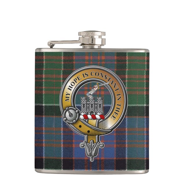 MacDonald Clanranald Tartan & Badge Fickplunta (Framsidan)