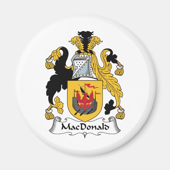 MacDonald Family Crest Magnet (Framsidan)