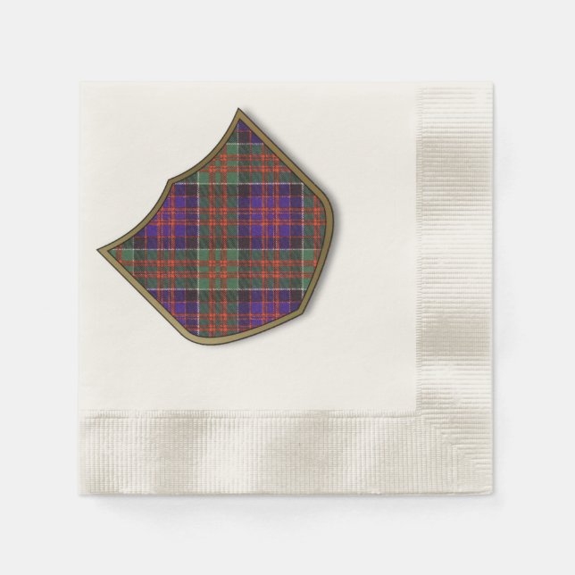 Macdonald of Clanranalld Play Scottish tartan Pappersservett (Framsidan)
