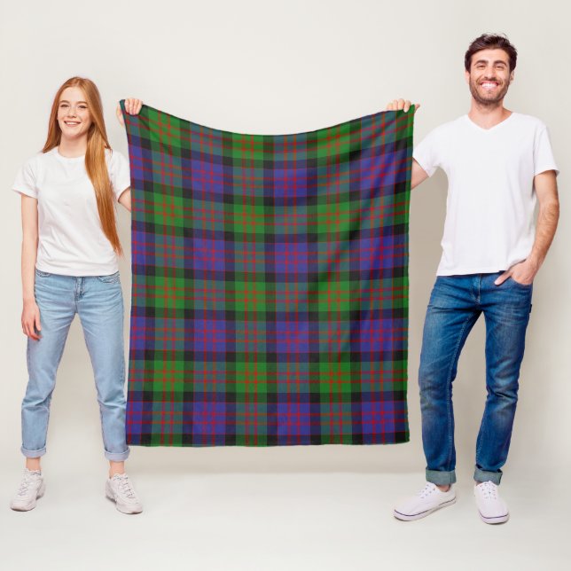 MacDonald Scottish Klan Tartan Plaid Mönster Fleecefilt (På plats)
