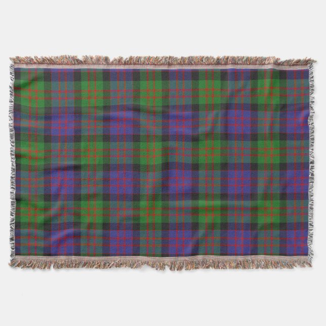 MacDonald Scottish Klan Tartan Play Mönster Filt (Framsidan)