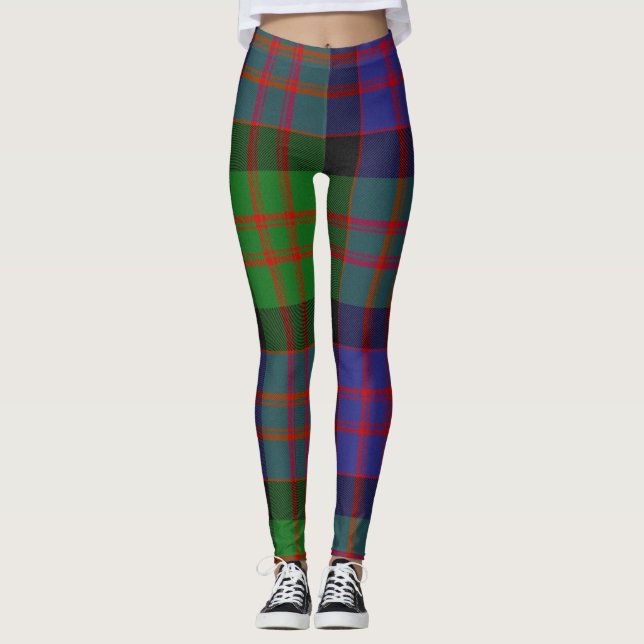 MacDonald Scottish Klan Tartan Play Mönster Leggings (Framsida)
